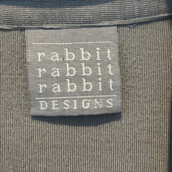 Rabbit Rabbit Rabbit Heather Gray Ribbed Knit Top/Tunic//Dress - Picture 3 of 6
